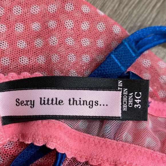 Victoria’s Secret Sexy Little Things Sheer Pink Baby Doll Slip Size 34C - Picture 12 of 14